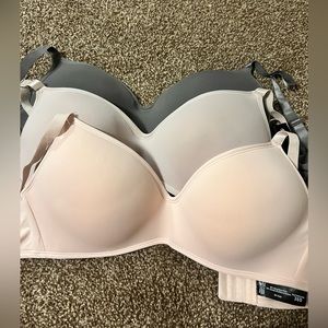 Set of 3 36 D bras